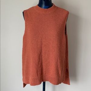 Lou & Grey knit blouse linen blend